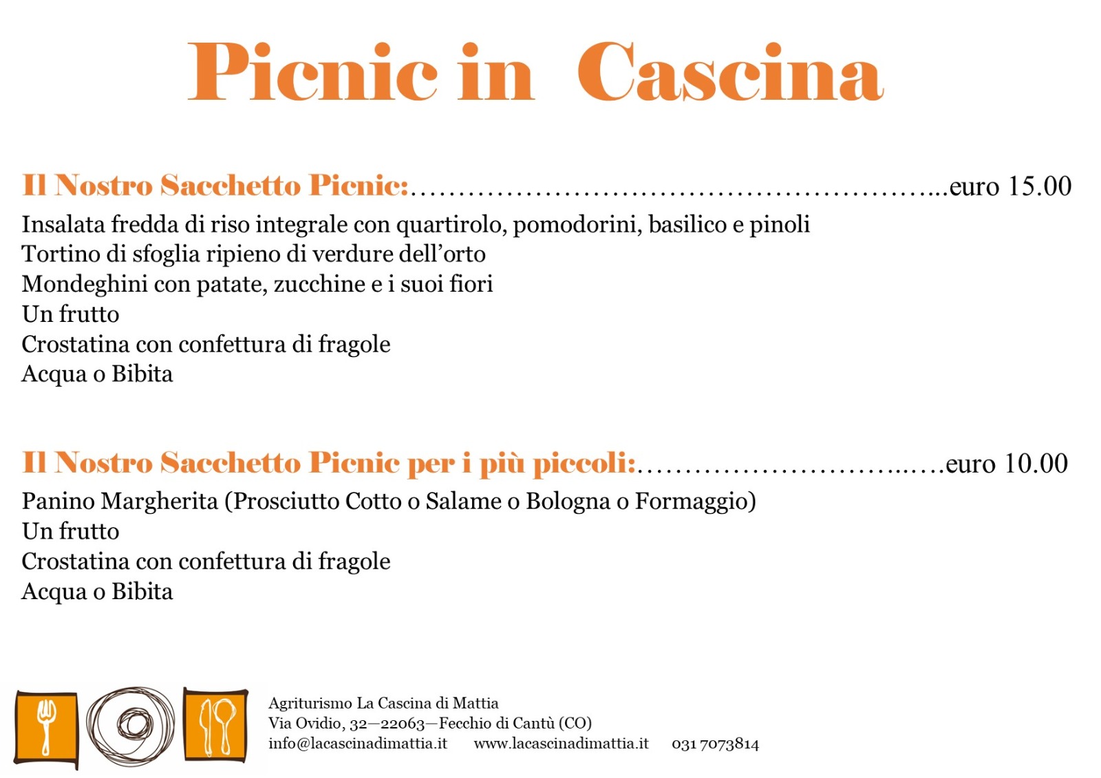 1 Agosto 2021 - Concerto in Cascina Menu