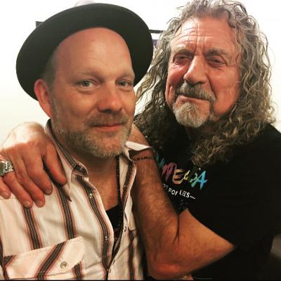 David Pulkingham with Robert Plant